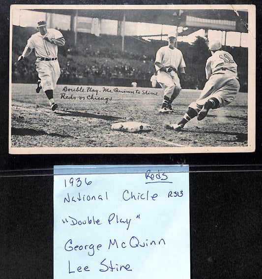 1936 R313 National Chicle Fine Pen Premium "Double Play"