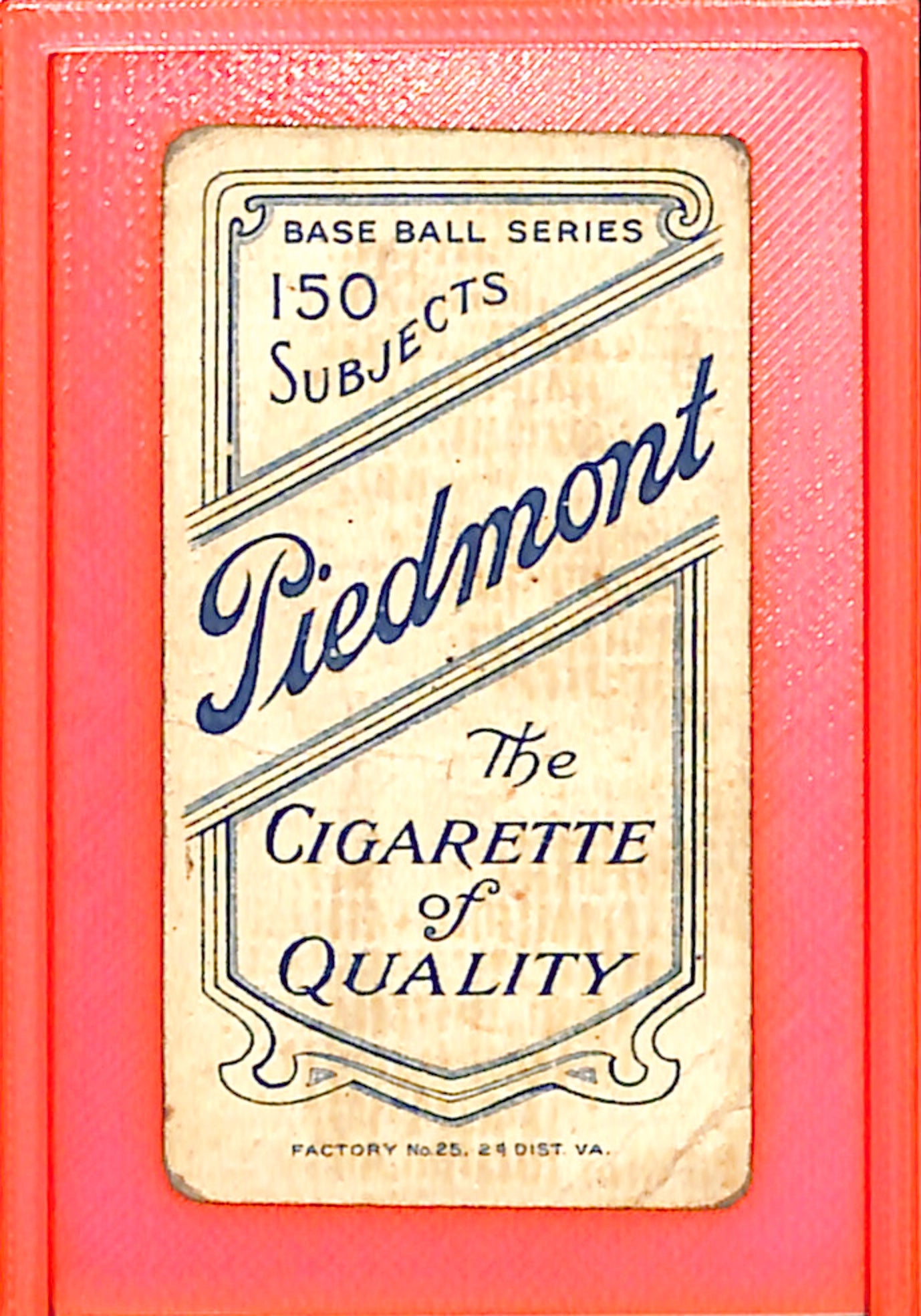 1909 T206 Piedmont 150 Red Kleinow with Bat New York Yankees