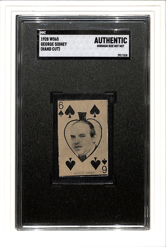 1928 W565 George Sidney Hand Cut SGC A