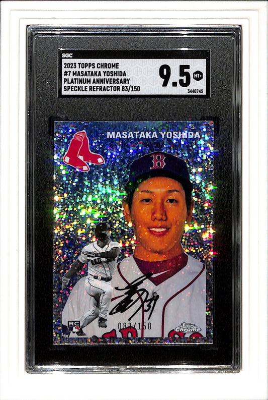 2023 Topps Chrome Platinum Anniversary #7 Masataka Yoshida SGC 9.5 83/150