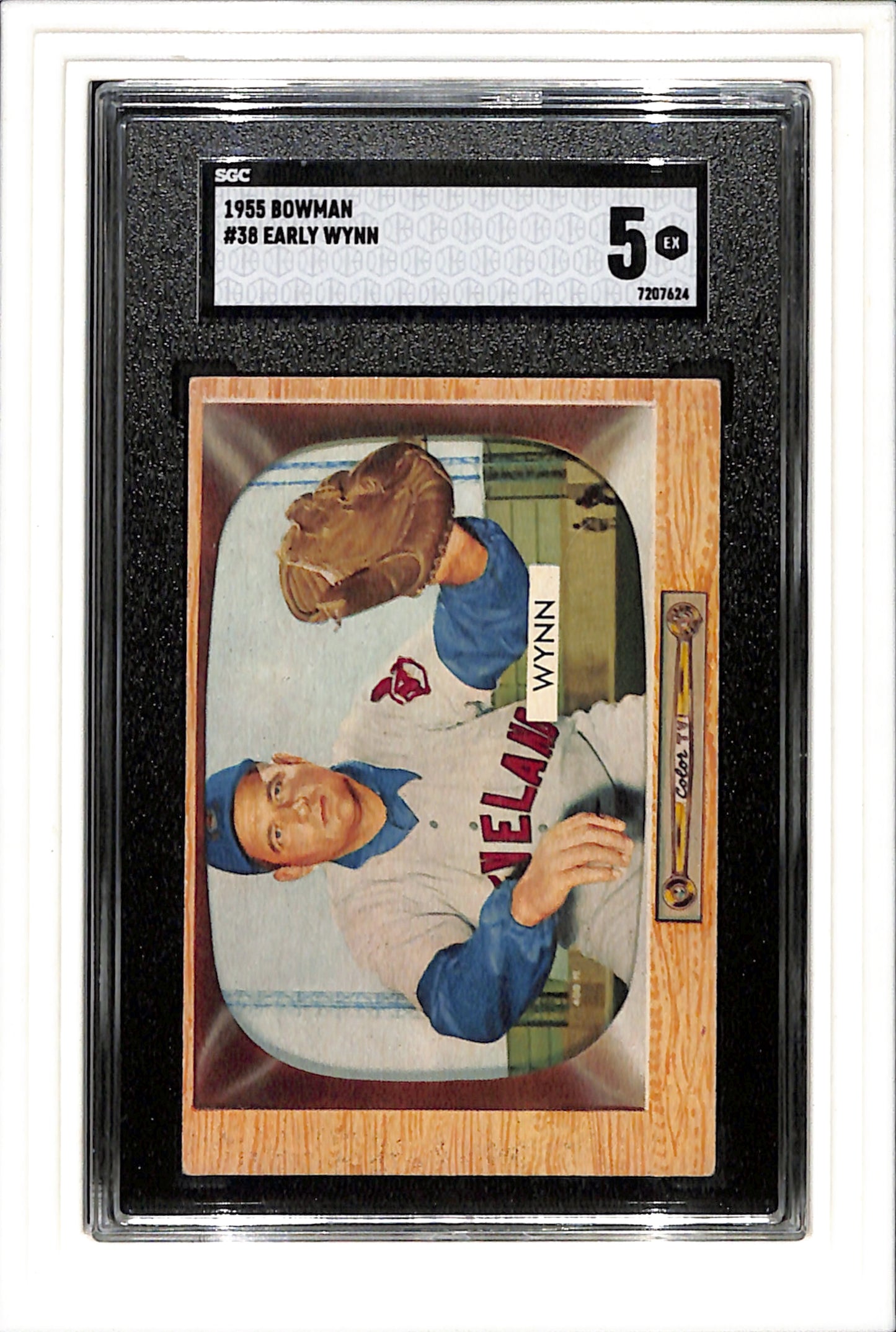 1955 Bowman #38 Early Wynn SGC 5 SN 7207624