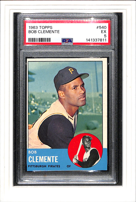 1963 Topps #540 Bob Clemente PSA 5 SN 141337811