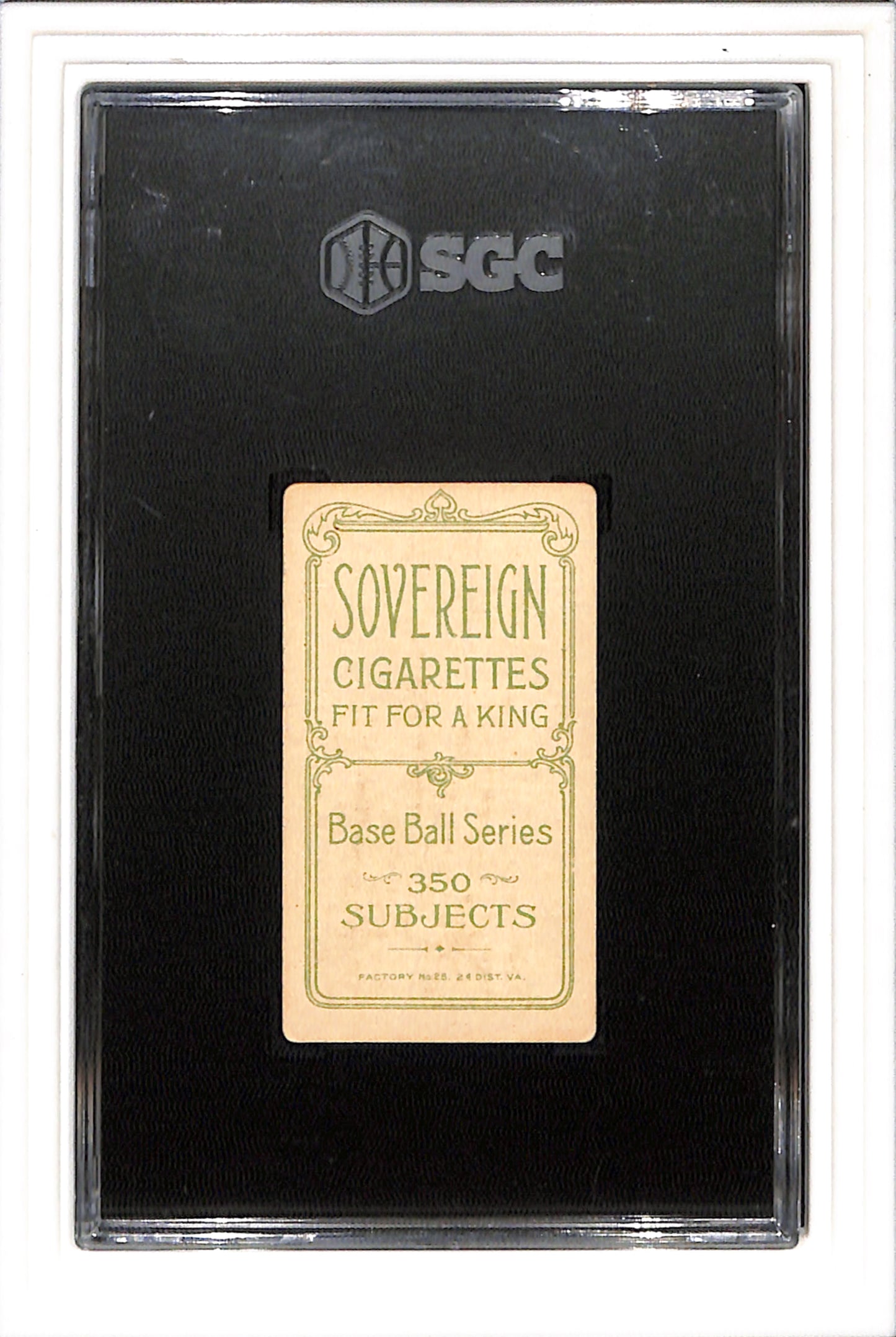 1909-1910 T206 Frank Smith Chicago White Cap SGC 1.5 Sovereign 350 SN 7004593