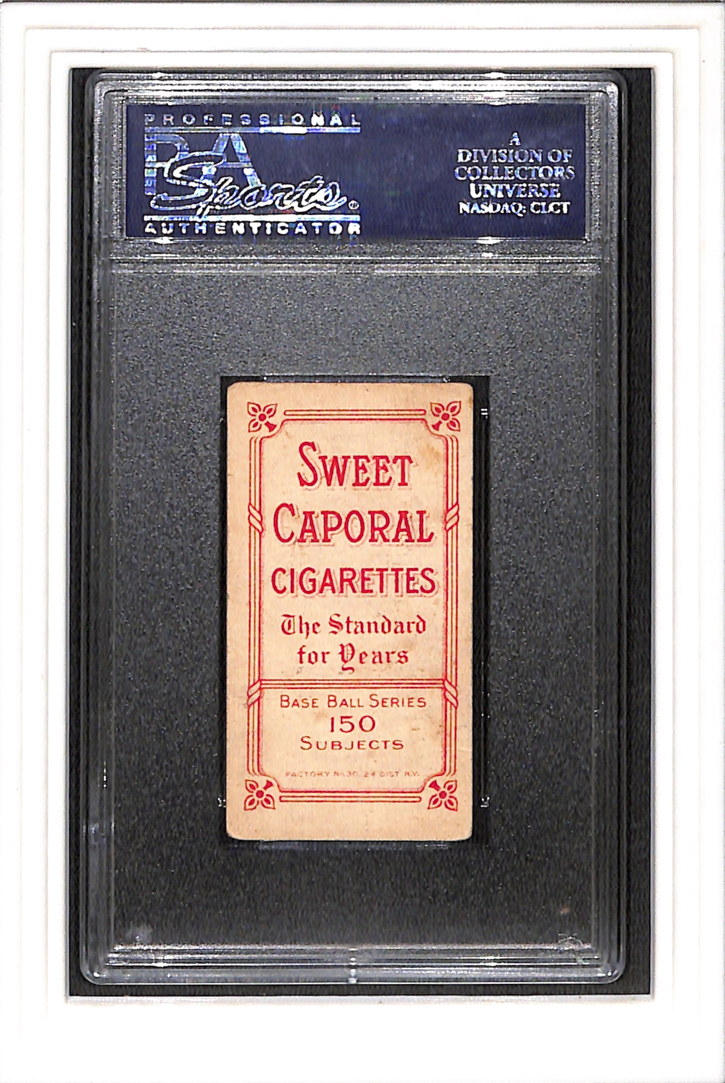 1909 T206 Hal Chase Portrait Pink PSA 2 SN 24585329