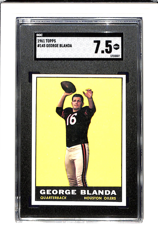 1961 Topps #145 George Blanda SGC 7.5