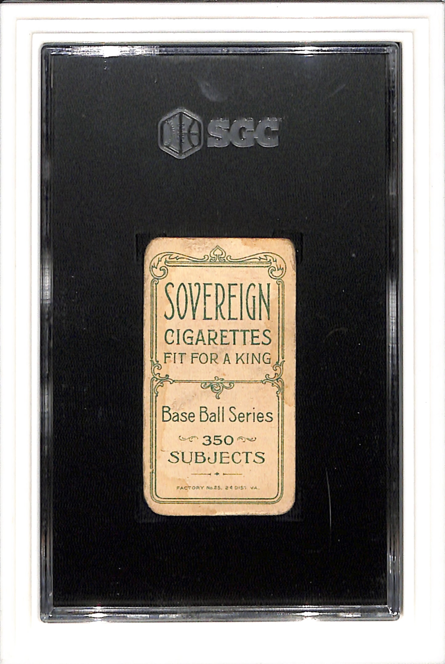 1909-1910 T206 Iron Man McGinnity SGC 1 Sovereign 350 SN 3119084 Color Variant