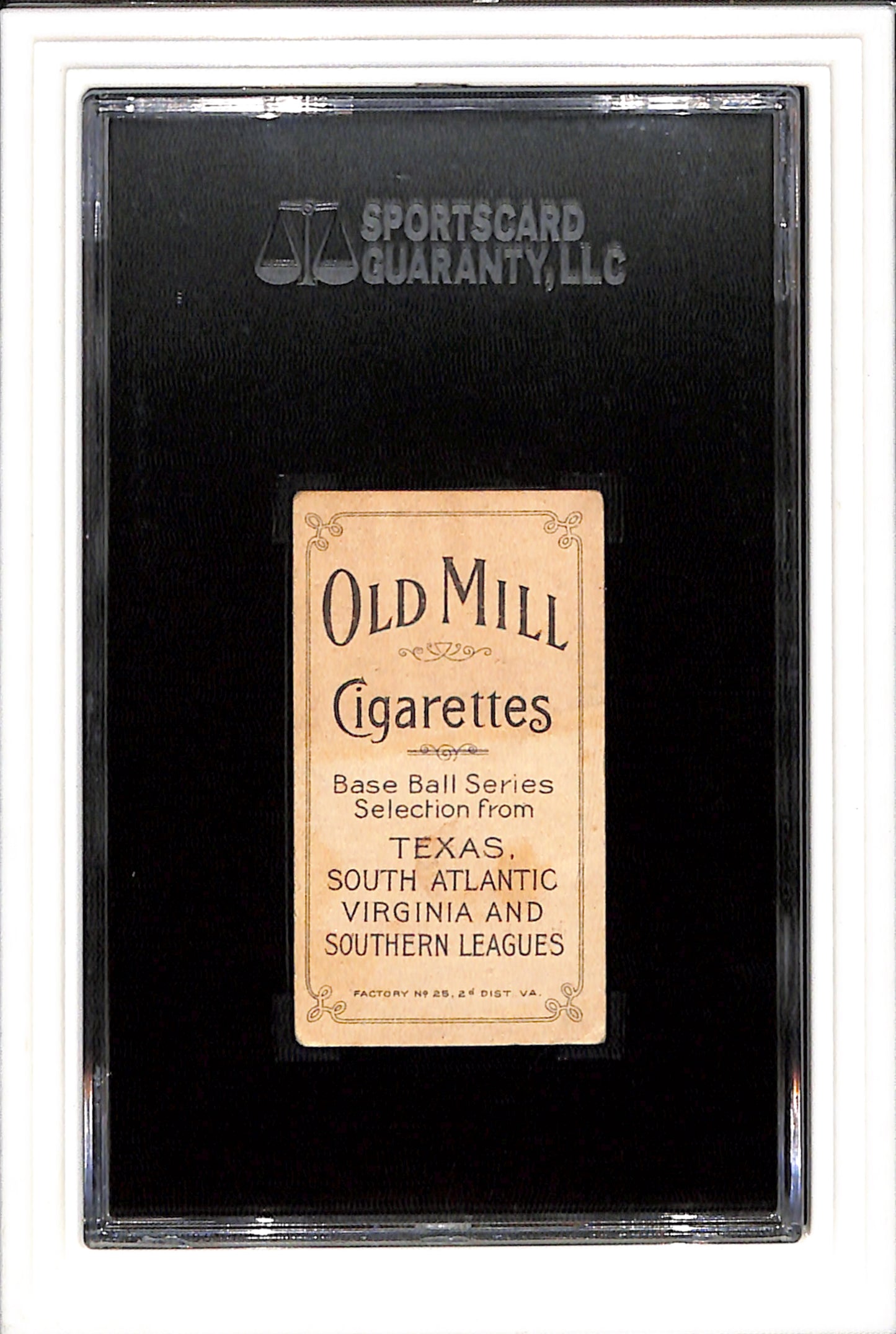 1909-1911 T206 Al Orth SL Old Mill SGC 3