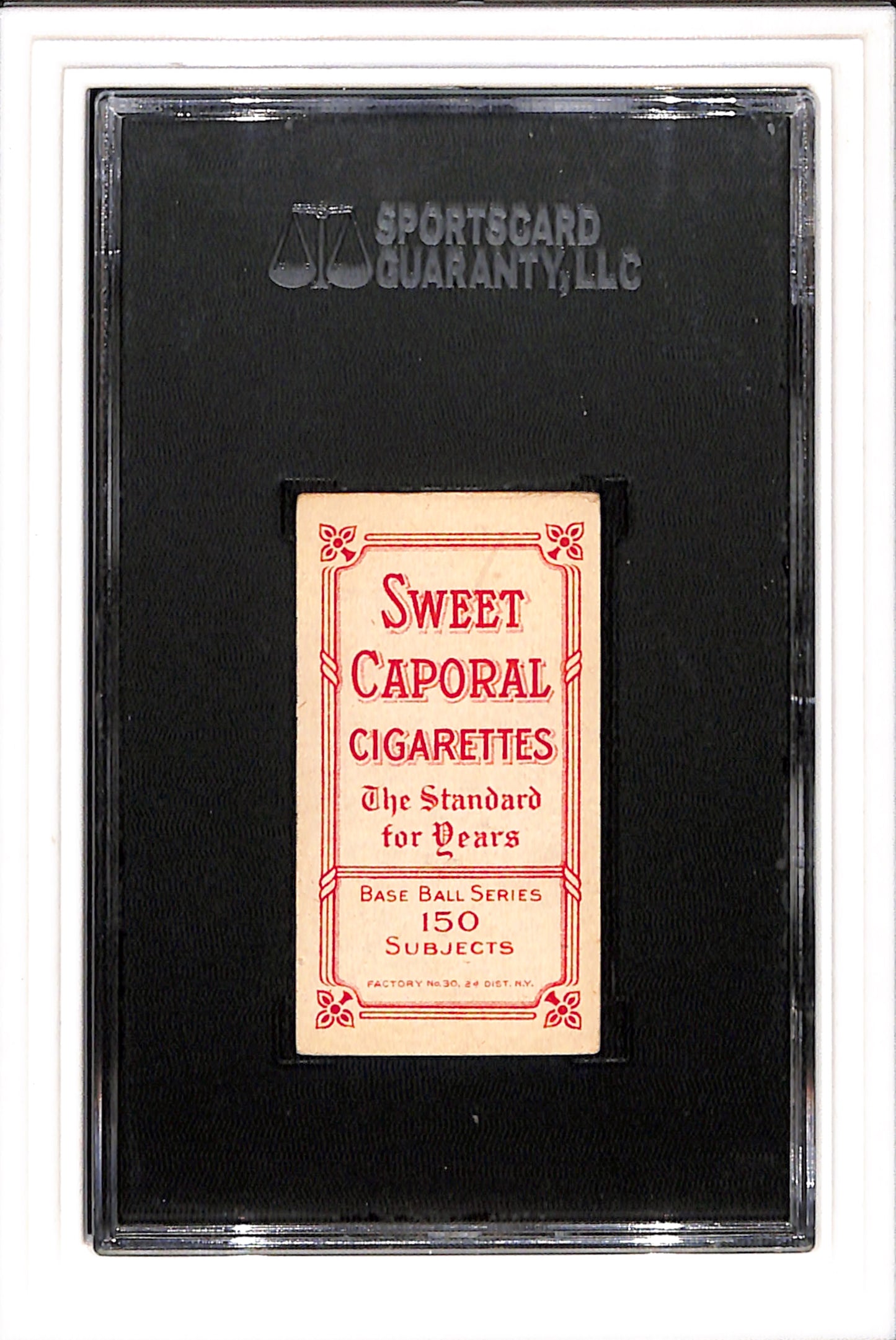 1909 Sweet Caporal T206 Joe Birmingham SGC 4 SN 7124488