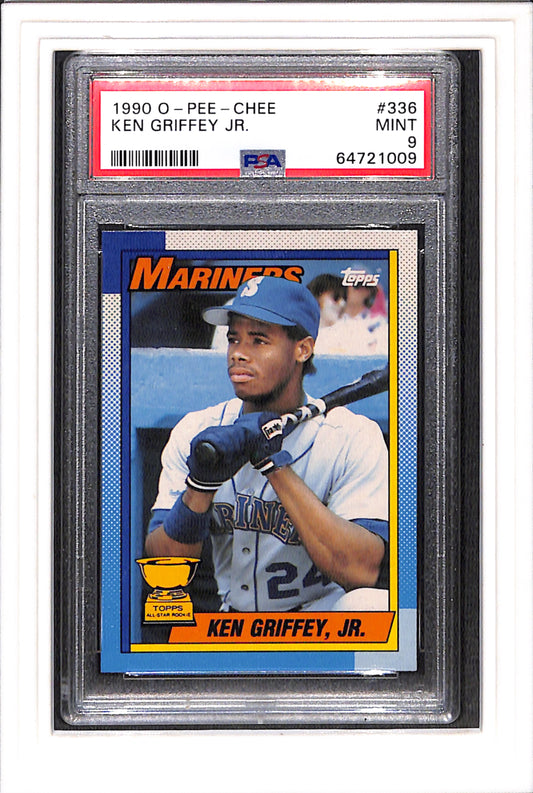1990 O-Pee-Chee #336 Ken Griffey Jr PSA 9 SN 64721009
