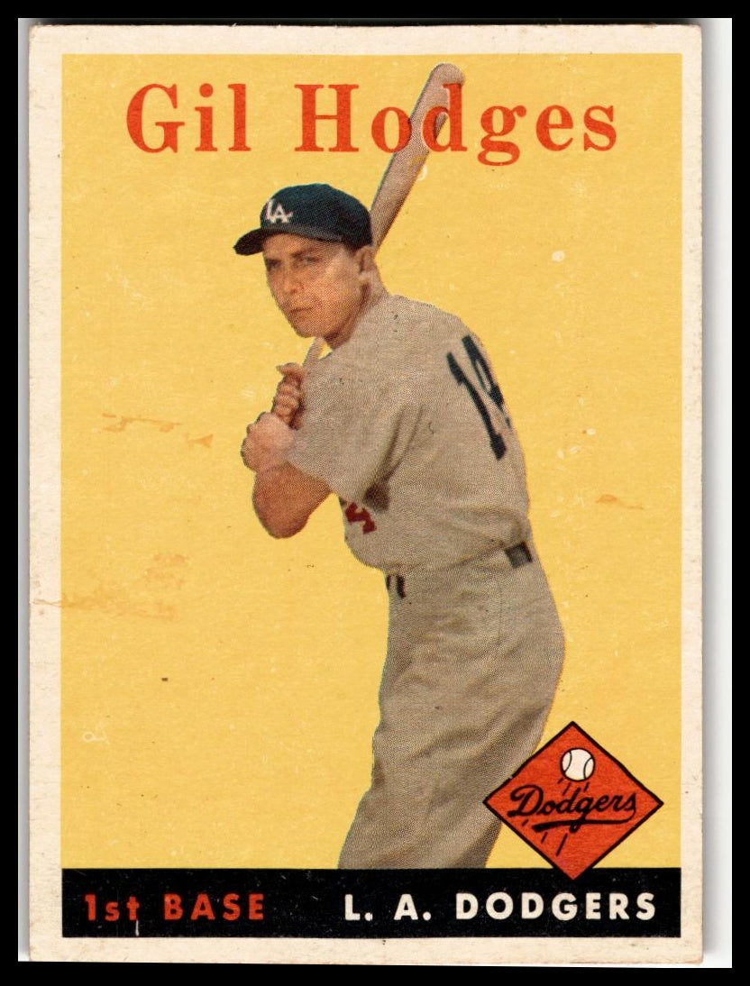 1958 Topps #162 Gil Hodges