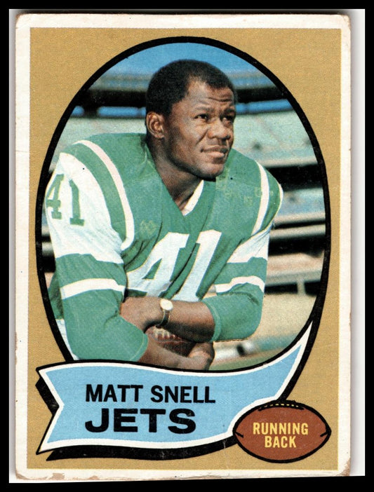 1970 Topps #35 Matt Snell