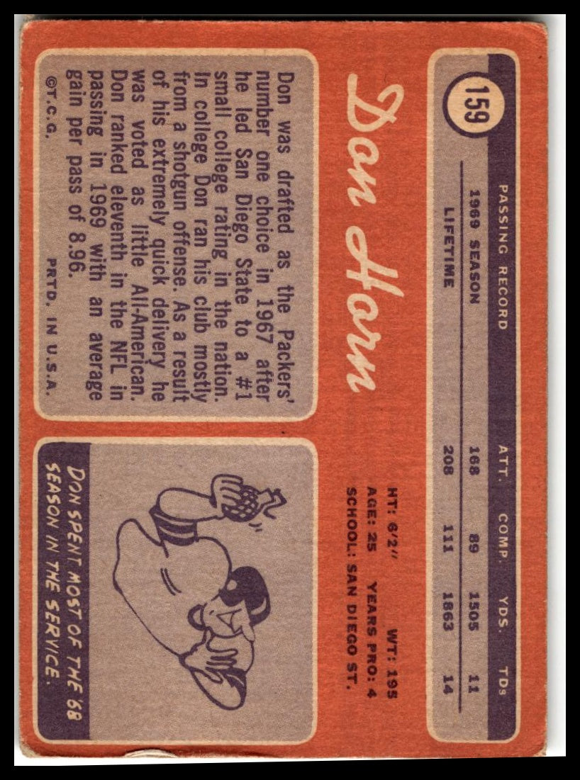 1970 Topps #159 Don Horn