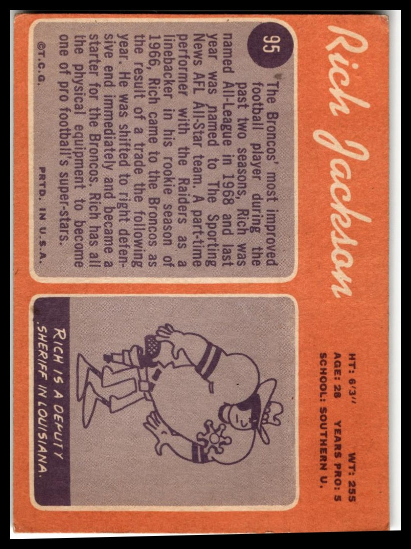 1970 Topps #95 Rich Jackson
