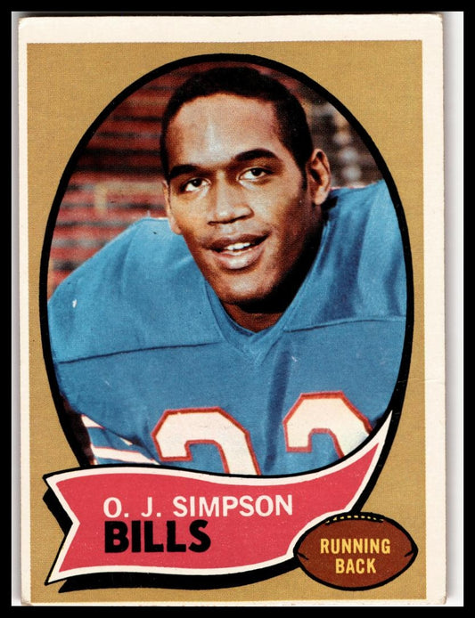 1970 Topps #90 O.J. Simpson