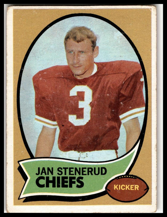 1970 Topps #25 Jan Stenerud