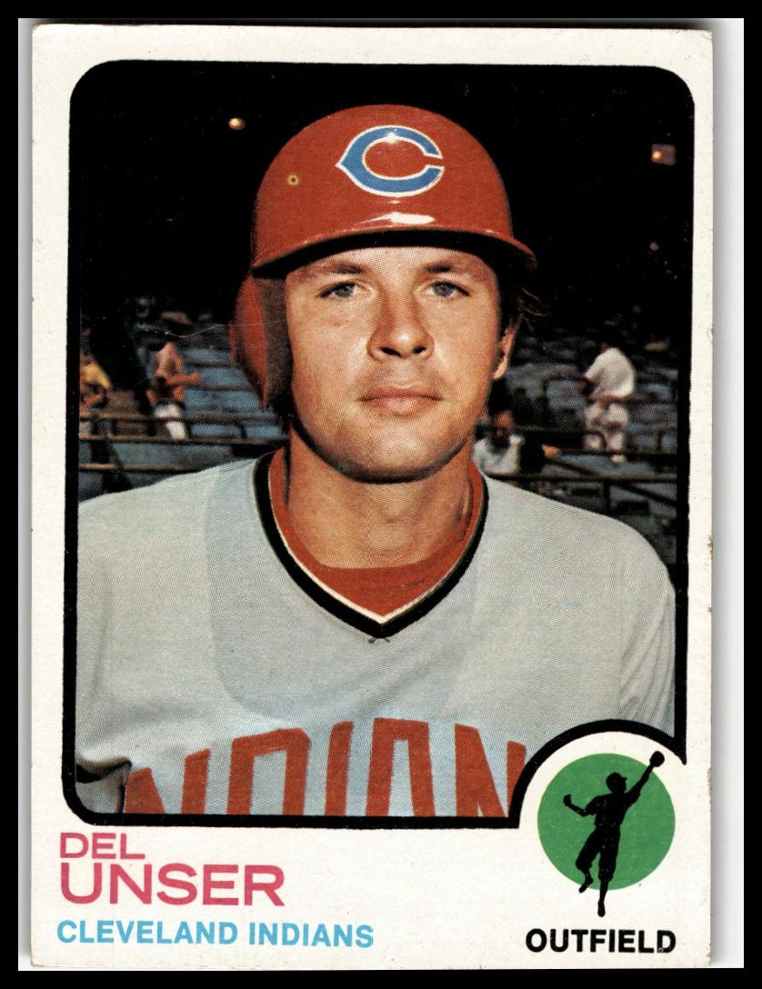 1973 Topps #247 Del Unser