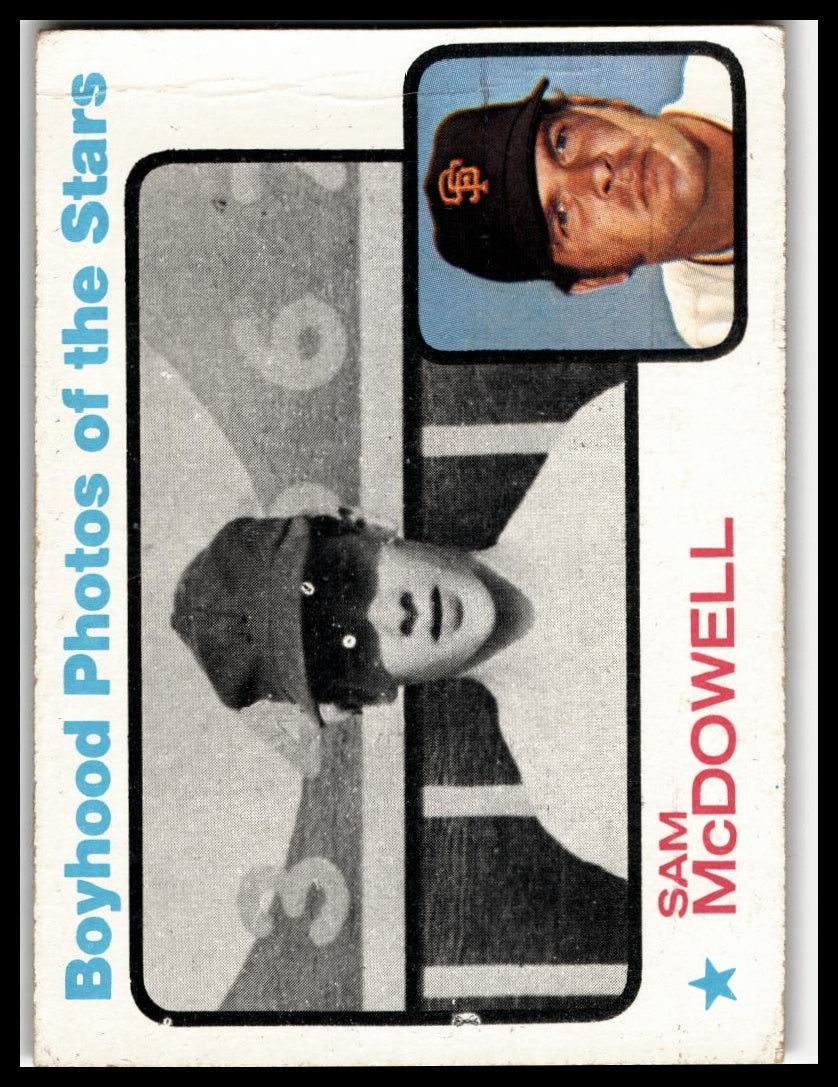 1973 Topps #342 Sam McDowell
