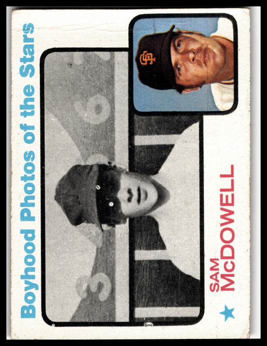 1973 Topps #342 Sam McDowell