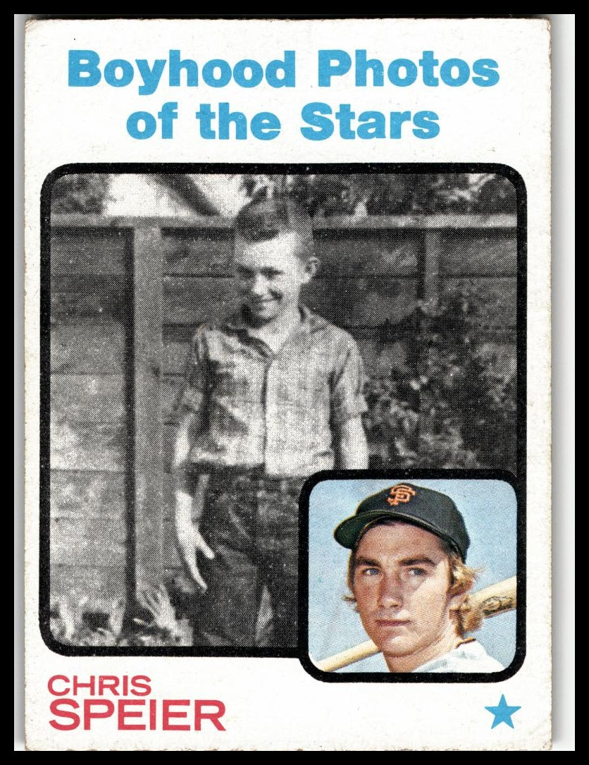 1973 Topps #345 Chris Speier