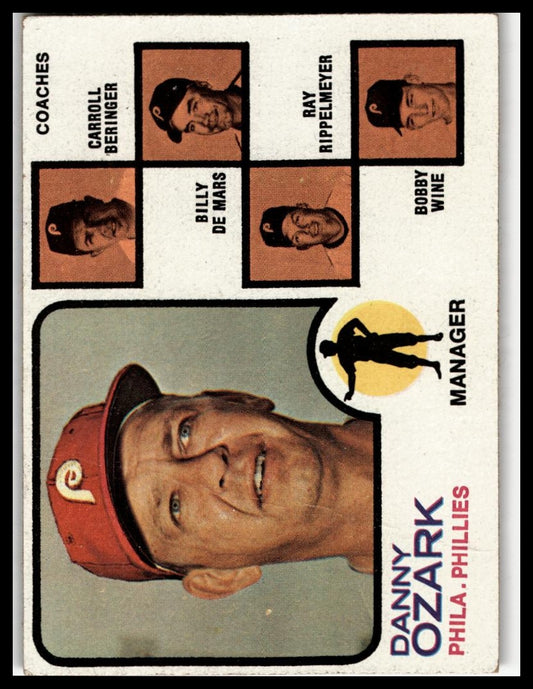 1973 Topps #486 Phillies Field Leaders