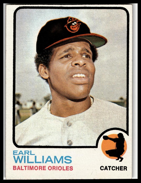 1973 Topps #504a Earl Williams