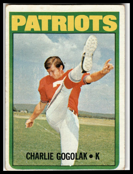 1972 Topps #44 Charlie Gogolak