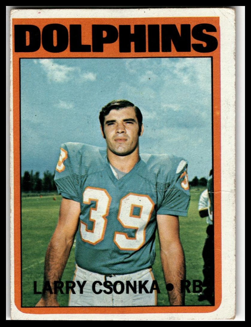 1972 Topps #140 Larry Csonka