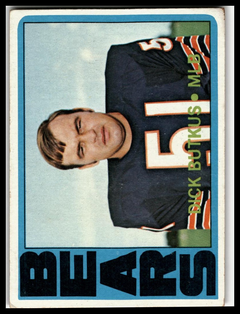 1972 Topps #170 Dick Butkus – Hall of Fame Sports Cards