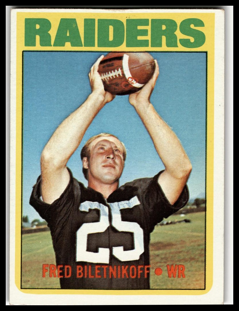 1972 Topps #210 Fred Biletnikoff