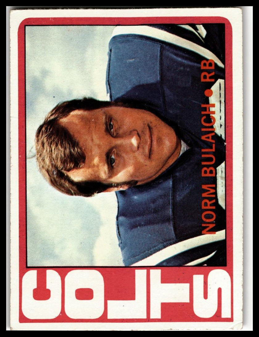 1972 Topps #232 Norm Bulaich