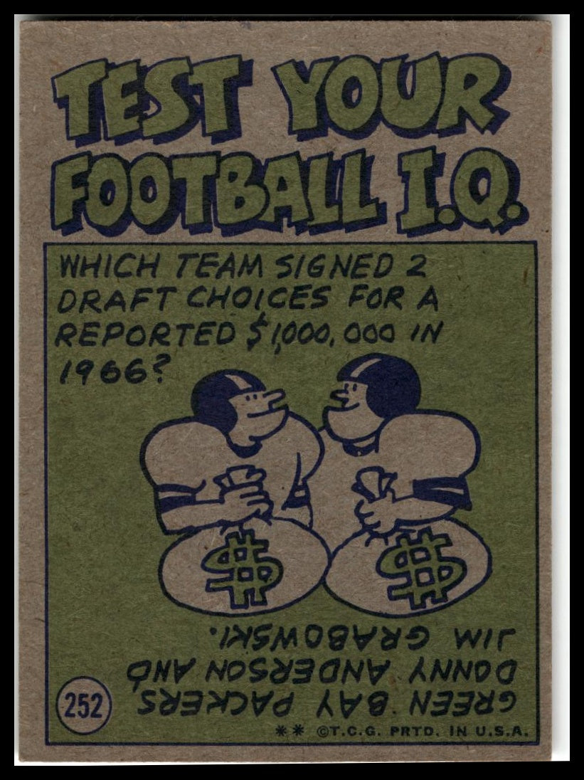 1972 Topps #252 George Farmer