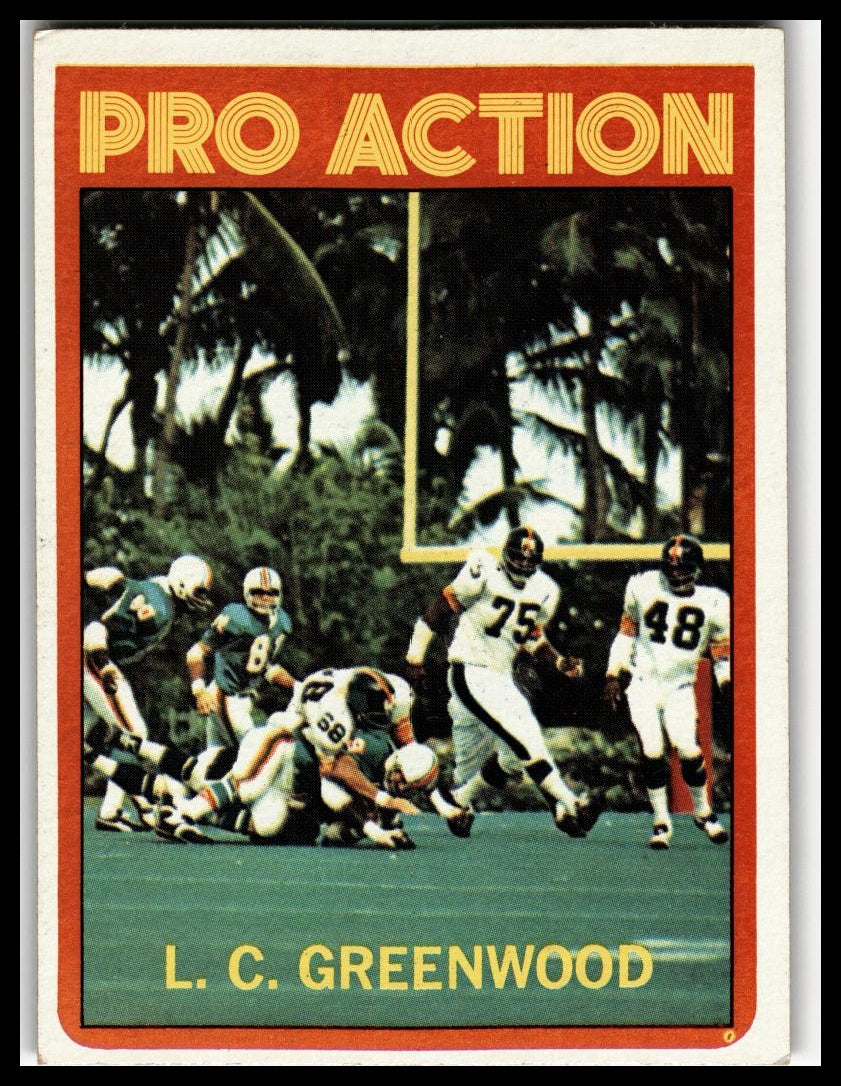 1972 Topps #257 L.C. Greenwood