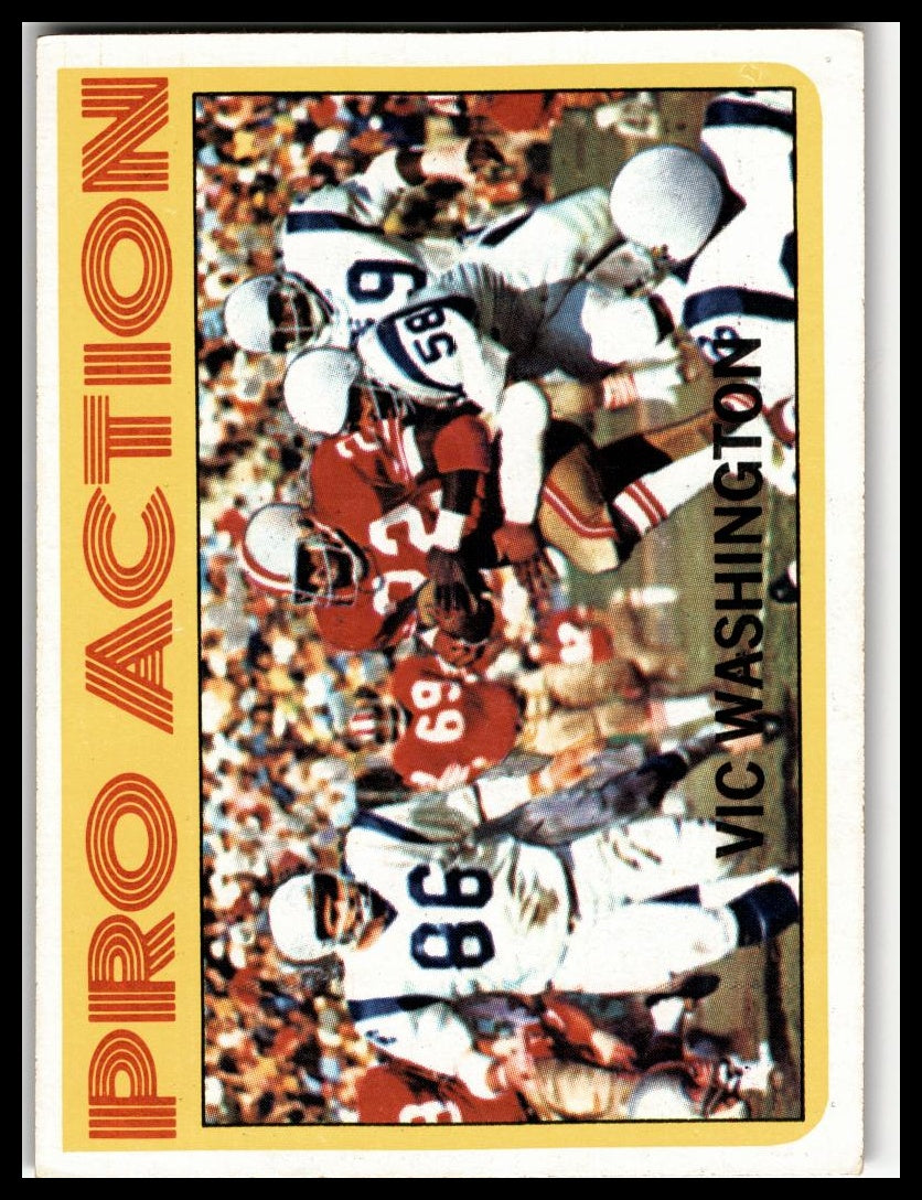 1972 Topps #255 Vic Washington