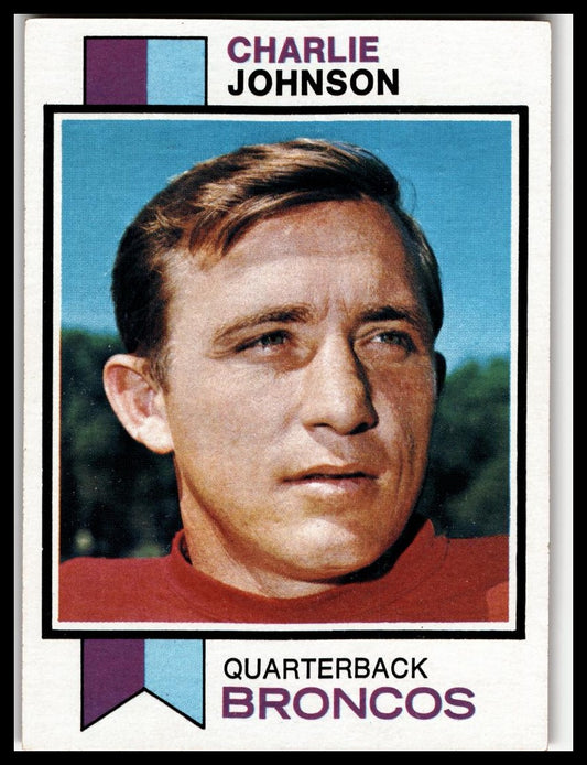 1973 Topps #104 Charley Johnson Excellent