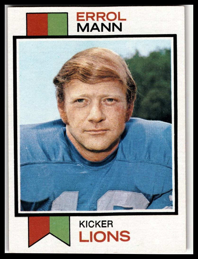 1973 Topps #117 Errol Mann Excellent