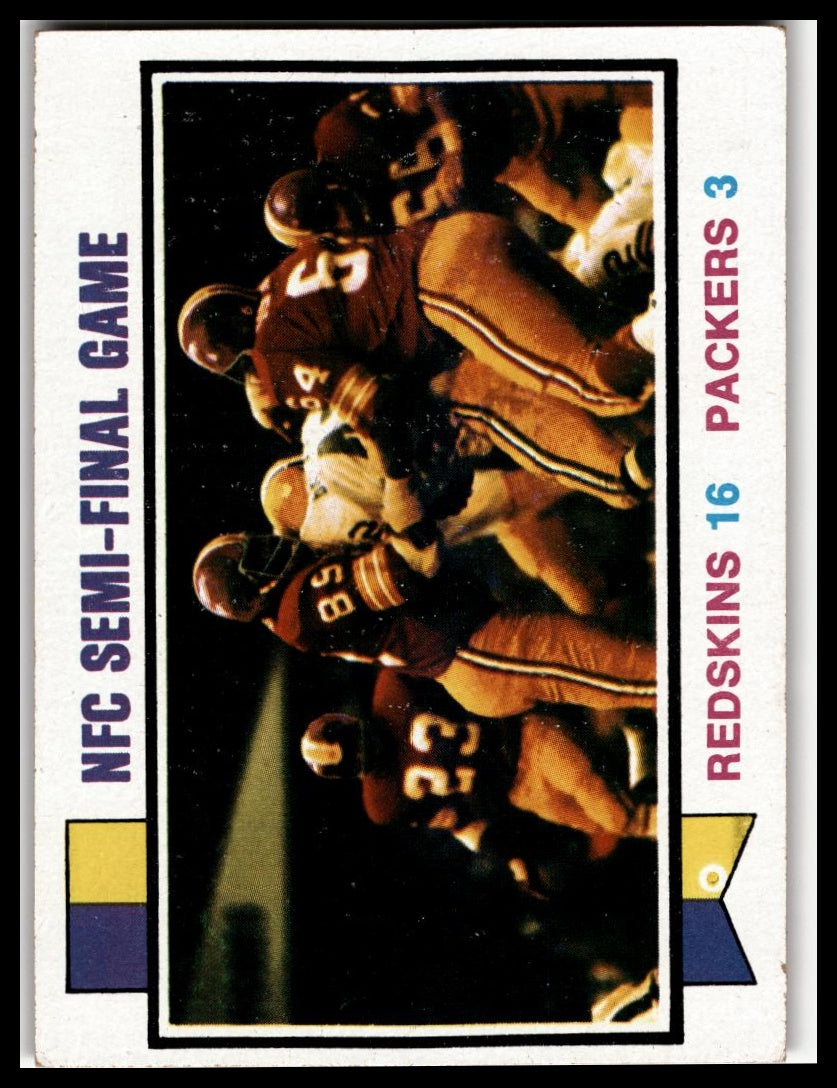 1973 Topps #135 NFC Semi-Final Game Excellent