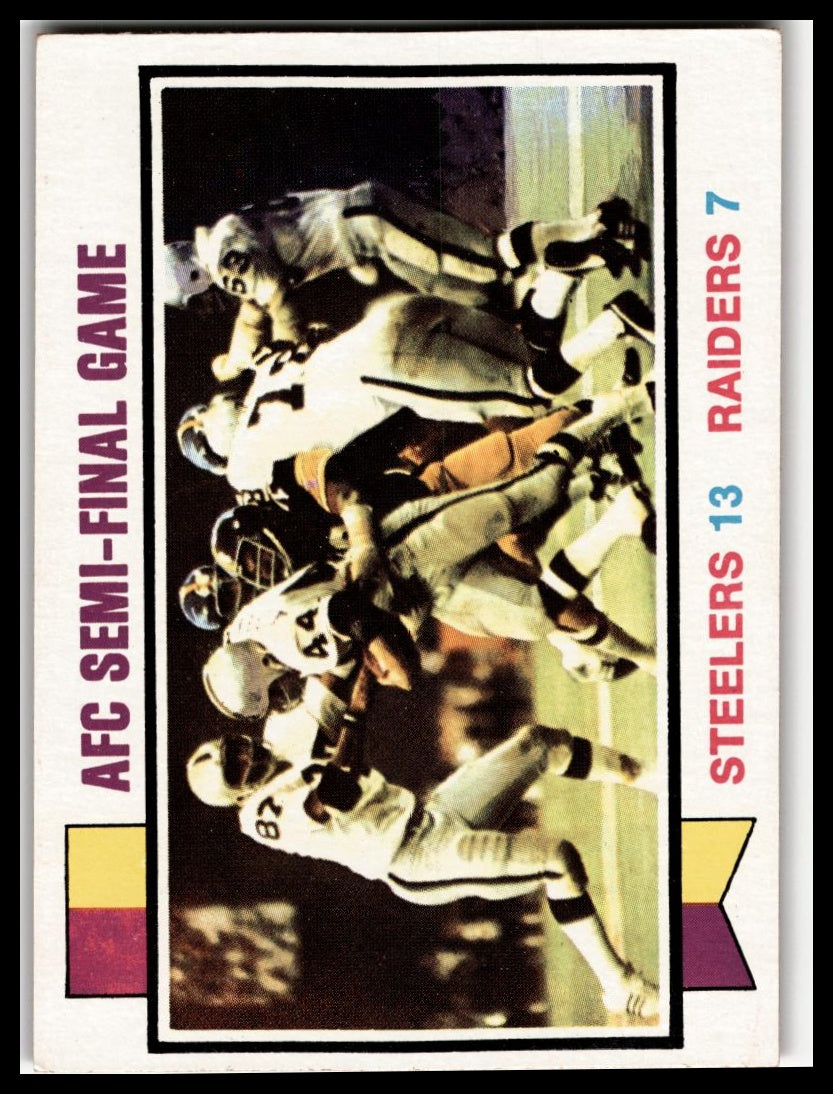 1973 Topps #134 AFC Semi-Final Game Excellent