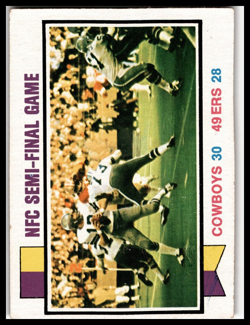 1973 Topps #133 NFC Semi-Final Game Excellent