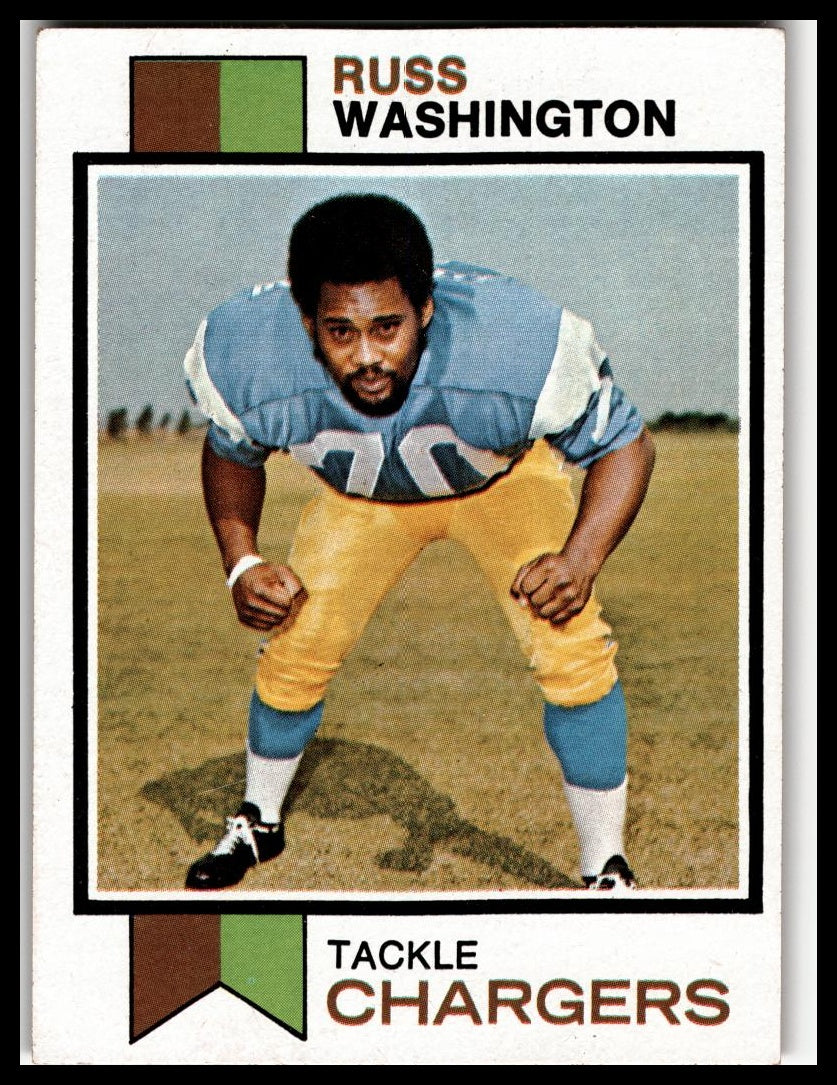 1973 Topps #199 Russ Washington Excellent