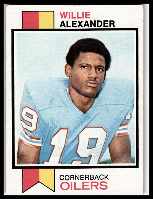 1973 Topps #253 Willie Alexander Excellent