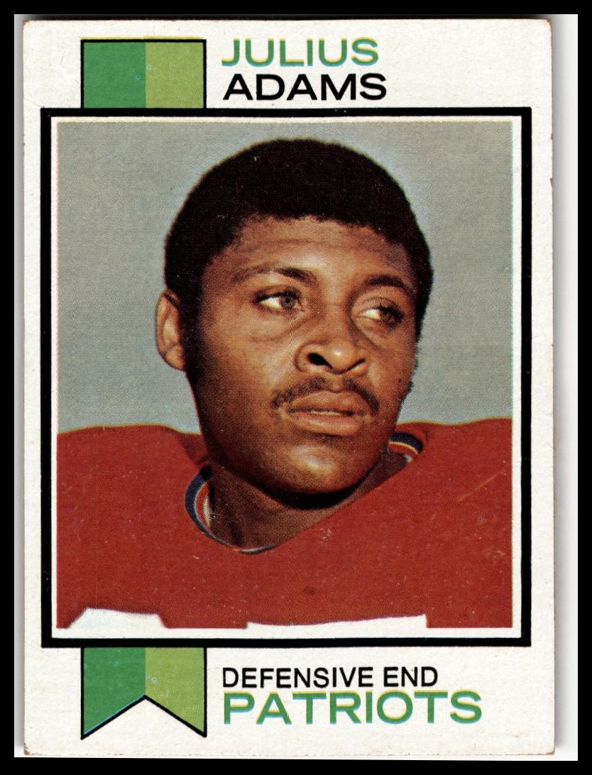 1973 Topps #278 Julius Adams Excellent