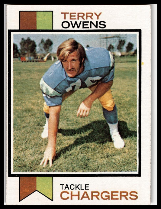1973 Topps #284 Terry Owens Excellent