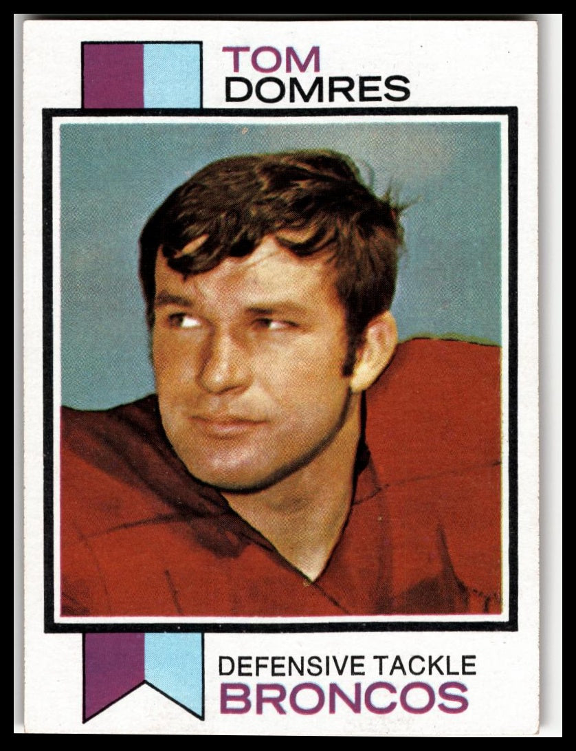 1973 Topps #386 Tom Domres Excellent