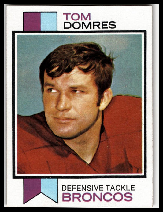 1973 Topps #386 Tom Domres Excellent