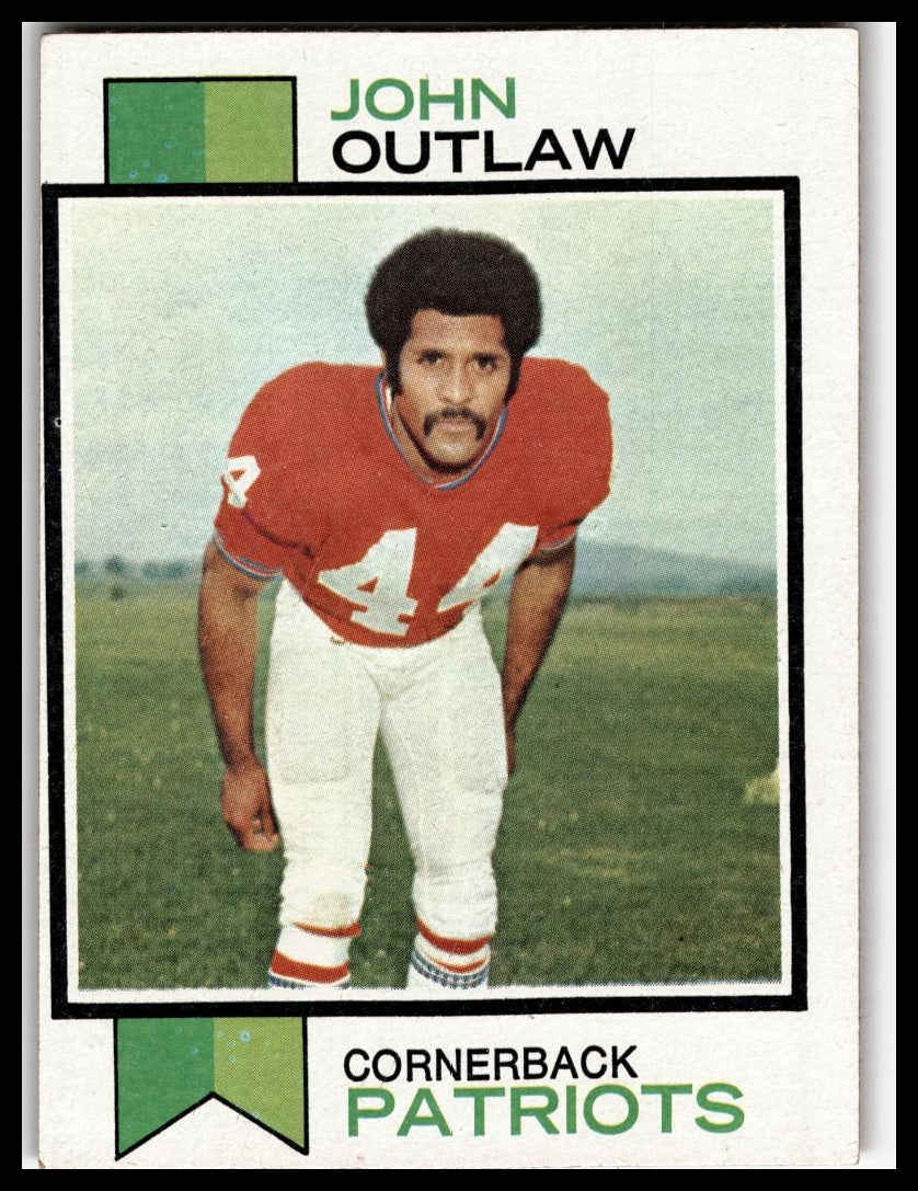 1973 Topps #384 John Outlaw Excellent