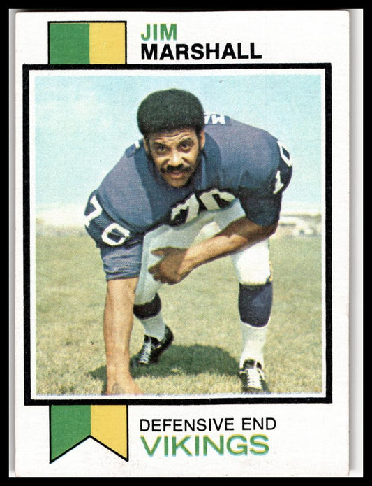 1973 Topps #406 Jim Marshall Excellent
