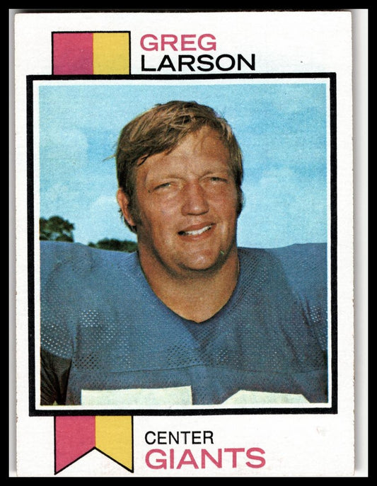 1973 Topps #418 Greg Larson Excellent
