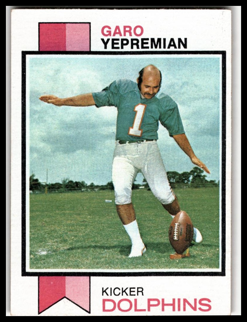 1973 Topps #465 Garo Yepremian Excellent