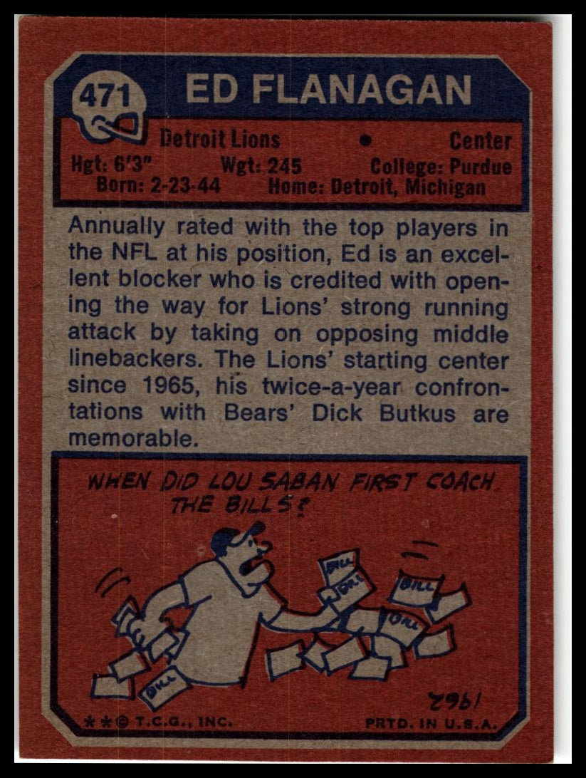 1973 Topps #471 Ed Flanagan Excellent