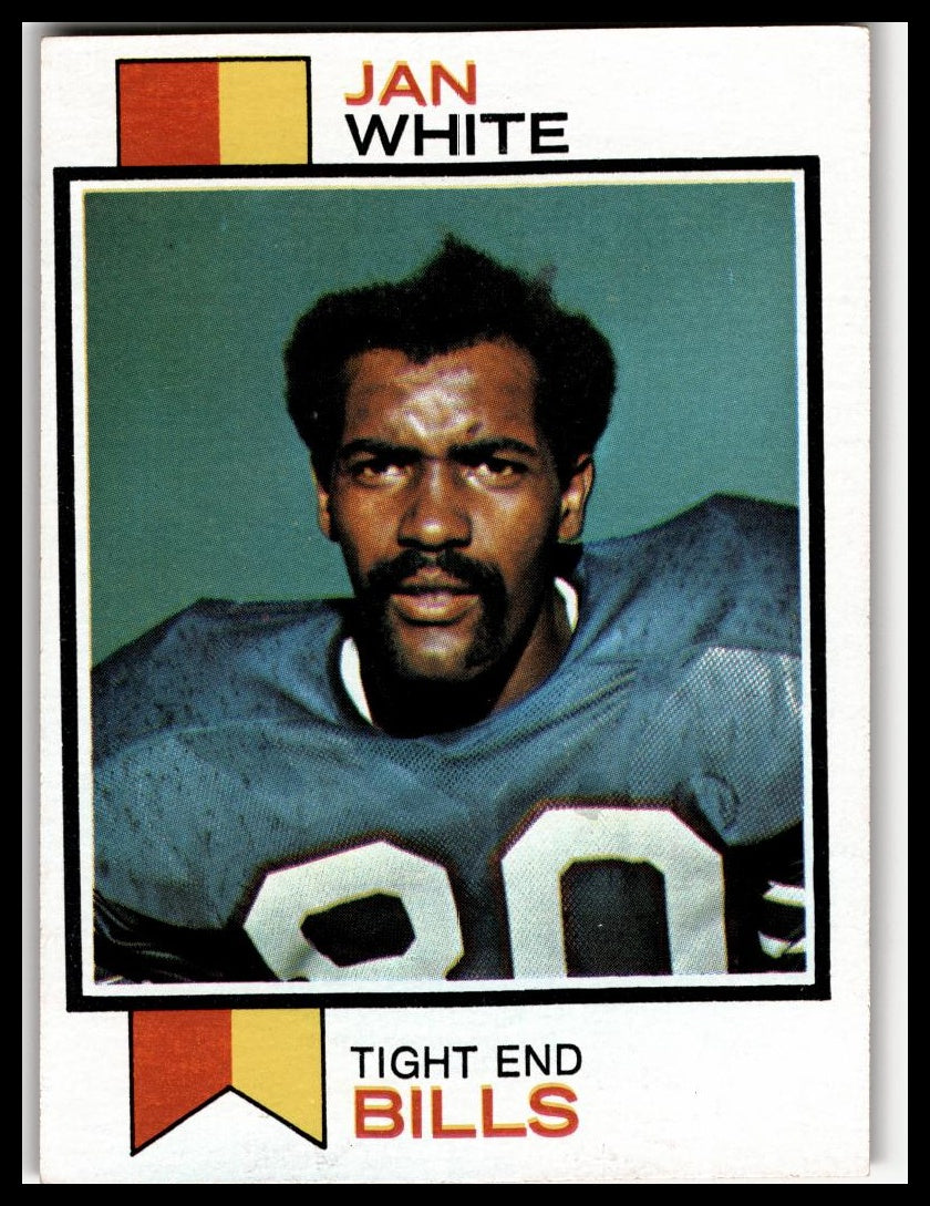 1973 Topps #476 Jan White Excellent